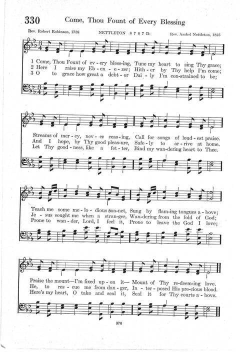 Psalter Hymnal (Red): doctrinal standards and liturgy of the Christian Reformed Church page 376