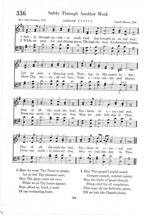 Psalter Hymnal (Red): doctrinal standards and liturgy of the Christian Reformed Church page 382