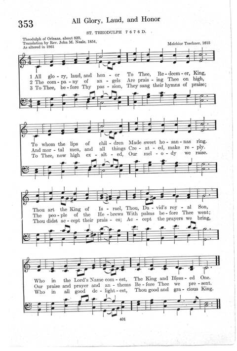 Psalter Hymnal (Red): doctrinal standards and liturgy of the Christian Reformed Church page 401