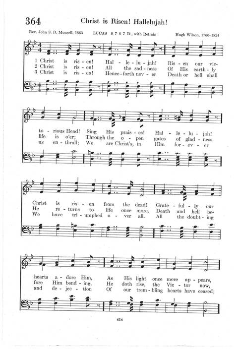 Psalter Hymnal (Red): doctrinal standards and liturgy of the Christian Reformed Church page 414
