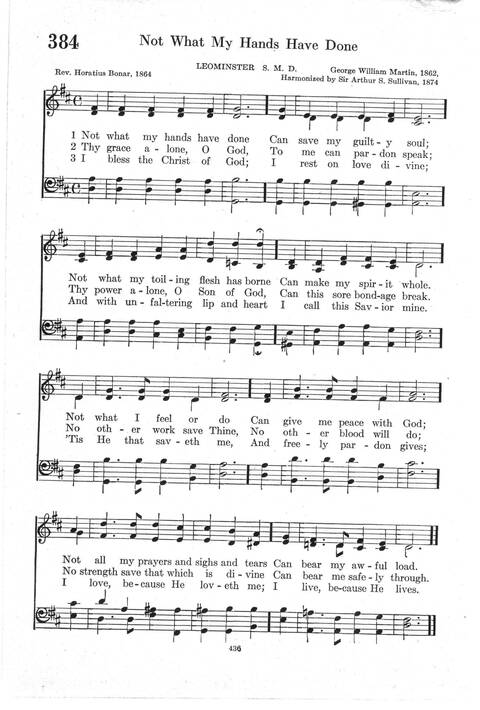 Psalter Hymnal (Red): doctrinal standards and liturgy of the Christian Reformed Church page 436