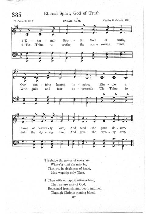 Psalter Hymnal (Red): doctrinal standards and liturgy of the Christian Reformed Church page 437
