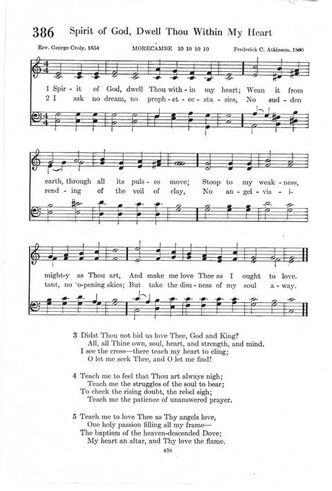 Psalter Hymnal (Red): doctrinal standards and liturgy of the Christian Reformed Church page 438