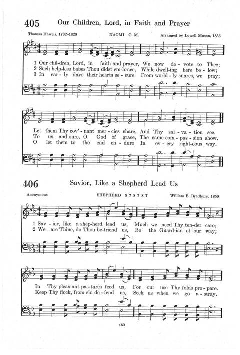 Psalter Hymnal (Red): doctrinal standards and liturgy of the Christian Reformed Church page 460