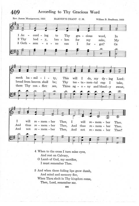 Psalter Hymnal (Red): doctrinal standards and liturgy of the Christian Reformed Church page 464