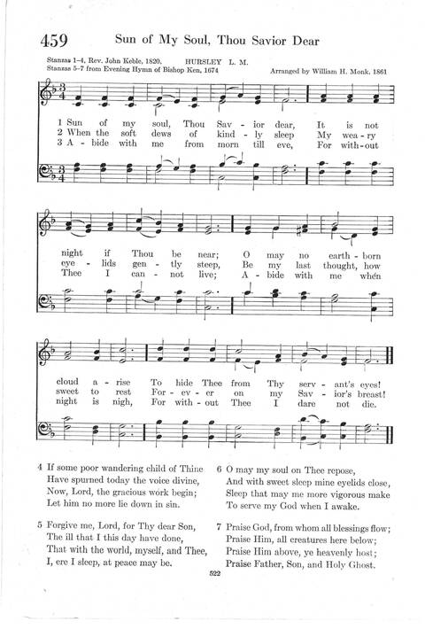 Psalter Hymnal (Red): doctrinal standards and liturgy of the Christian Reformed Church page 522
