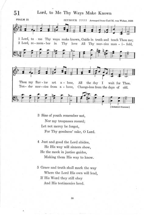 Psalter Hymnal (Red): doctrinal standards and liturgy of the Christian Reformed Church page 58