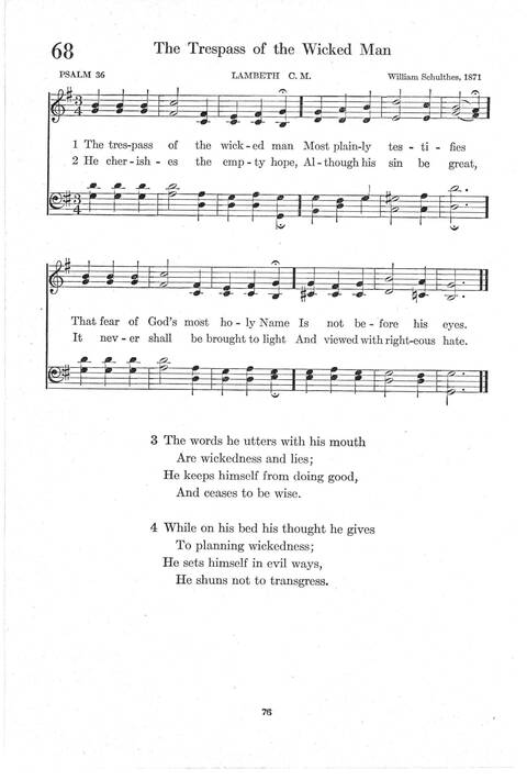 Psalter Hymnal (Red): doctrinal standards and liturgy of the Christian Reformed Church page 76
