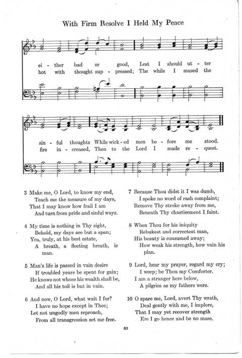 Psalter Hymnal (Red): doctrinal standards and liturgy of the Christian Reformed Church page 83