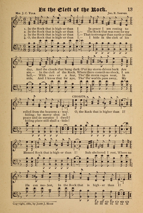 The Quartet: Four Complete Works in One Volume (Songs of Redeeming Love, The Ark of Praise, the Quiver of Sacred Song, and the Hymns of the Heart with Solos) page 13