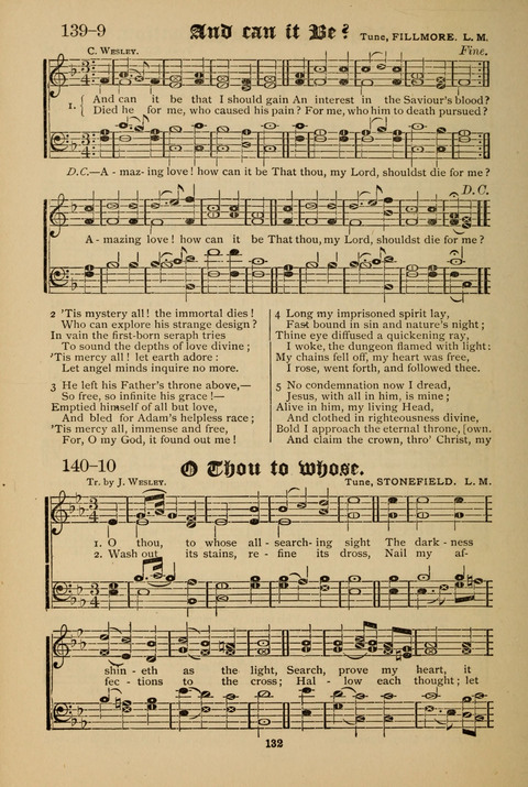 The Quartet: Four Complete Works in One Volume (Songs of Redeeming Love, The Ark of Praise, the Quiver of Sacred Song, and the Hymns of the Heart with Solos) page 132