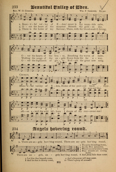 The Quartet: Four Complete Works in One Volume (Songs of Redeeming Love, The Ark of Praise, the Quiver of Sacred Song, and the Hymns of the Heart with Solos) page 209