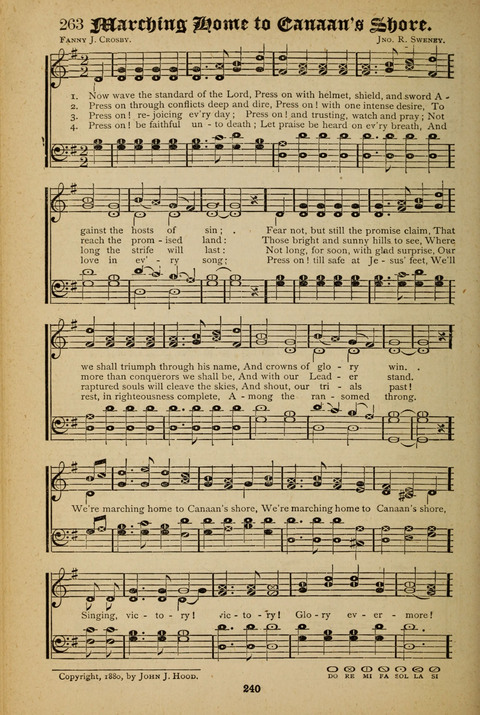 The Quartet: Four Complete Works in One Volume (Songs of Redeeming Love, The Ark of Praise, the Quiver of Sacred Song, and the Hymns of the Heart with Solos) page 238