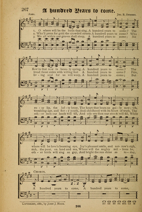 The Quartet: Four Complete Works in One Volume (Songs of Redeeming Love, The Ark of Praise, the Quiver of Sacred Song, and the Hymns of the Heart with Solos) page 242
