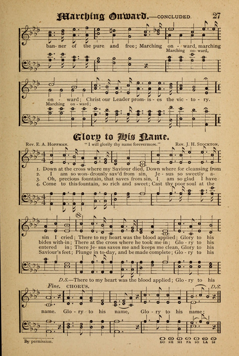 The Quartet: Four Complete Works in One Volume (Songs of Redeeming Love, The Ark of Praise, the Quiver of Sacred Song, and the Hymns of the Heart with Solos) page 27