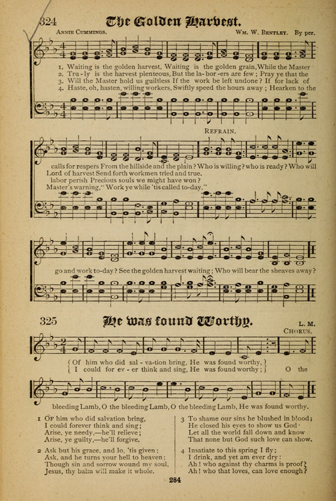 The Quartet: Four Complete Works in One Volume (Songs of Redeeming Love, The Ark of Praise, the Quiver of Sacred Song, and the Hymns of the Heart with Solos) page 282