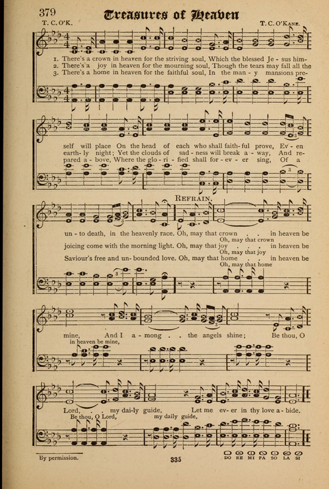 The Quartet: Four Complete Works in One Volume (Songs of Redeeming Love, The Ark of Praise, the Quiver of Sacred Song, and the Hymns of the Heart with Solos) page 333
