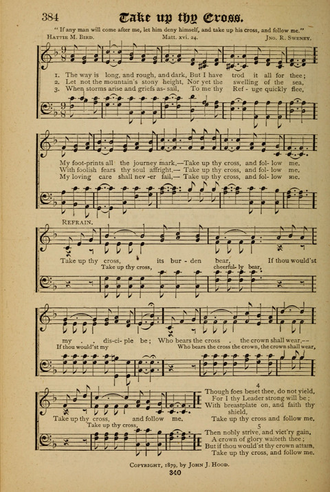 The Quartet: Four Complete Works in One Volume (Songs of Redeeming Love, The Ark of Praise, the Quiver of Sacred Song, and the Hymns of the Heart with Solos) page 338