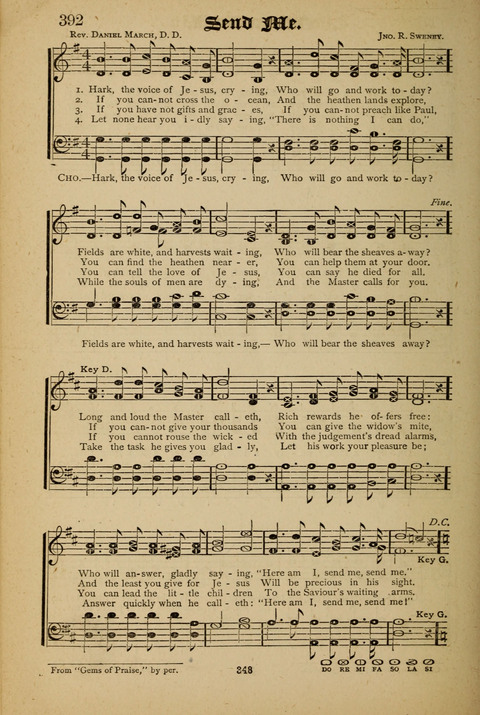 The Quartet: Four Complete Works in One Volume (Songs of Redeeming Love, The Ark of Praise, the Quiver of Sacred Song, and the Hymns of the Heart with Solos) page 346