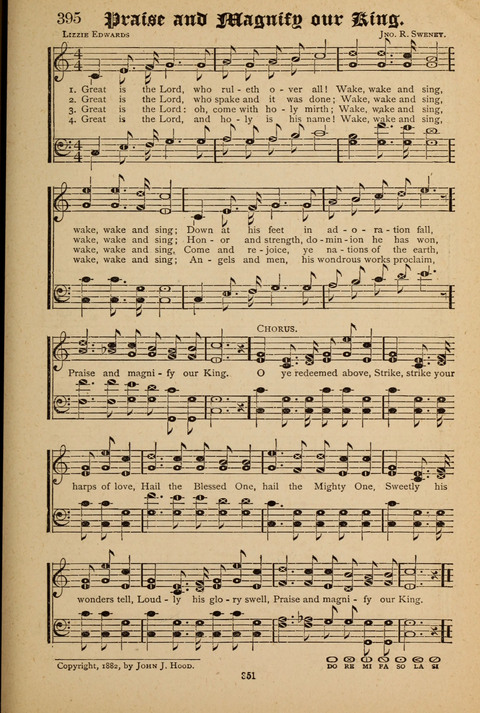 The Quartet: Four Complete Works in One Volume (Songs of Redeeming Love, The Ark of Praise, the Quiver of Sacred Song, and the Hymns of the Heart with Solos) page 349
