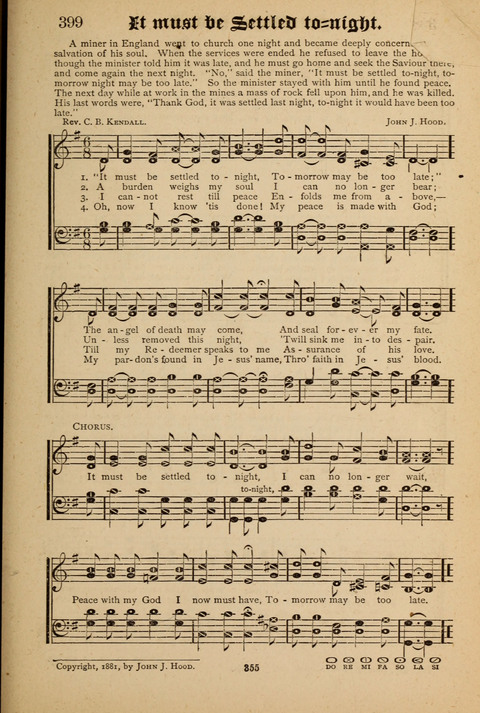 The Quartet: Four Complete Works in One Volume (Songs of Redeeming Love, The Ark of Praise, the Quiver of Sacred Song, and the Hymns of the Heart with Solos) page 353