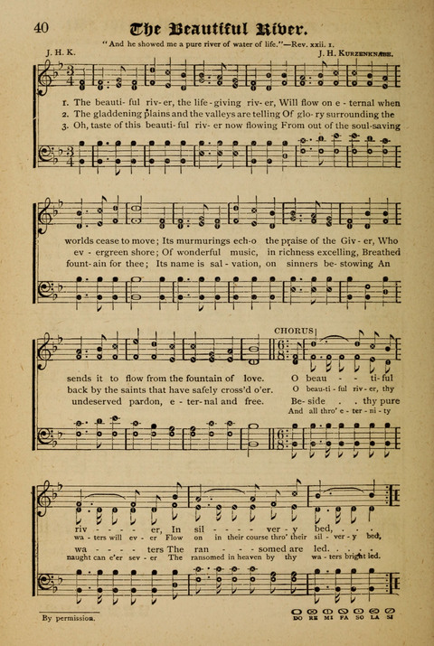 The Quartet: Four Complete Works in One Volume (Songs of Redeeming Love, The Ark of Praise, the Quiver of Sacred Song, and the Hymns of the Heart with Solos) page 40