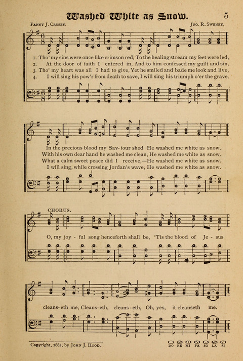 The Quartet: Four Complete Works in One Volume (Songs of Redeeming Love, The Ark of Praise, the Quiver of Sacred Song, and the Hymns of the Heart with Solos) page 5