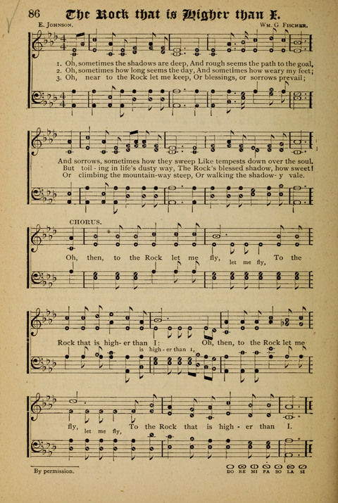 The Quartet: Four Complete Works in One Volume (Songs of Redeeming Love, The Ark of Praise, the Quiver of Sacred Song, and the Hymns of the Heart with Solos) page 86