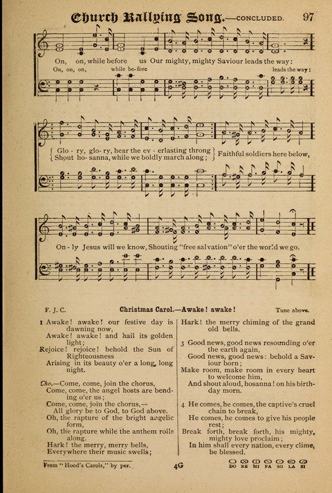 The Quartet: Four Complete Works in One Volume (Songs of Redeeming Love, The Ark of Praise, the Quiver of Sacred Song, and the Hymns of the Heart with Solos) page 97