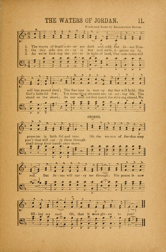 Quartette: containing Songs for the Ransomed, Songs of Love Peace and Joy, Gems of Gospel Song, Salvation Echoes, with one hundred choice selections added page 11