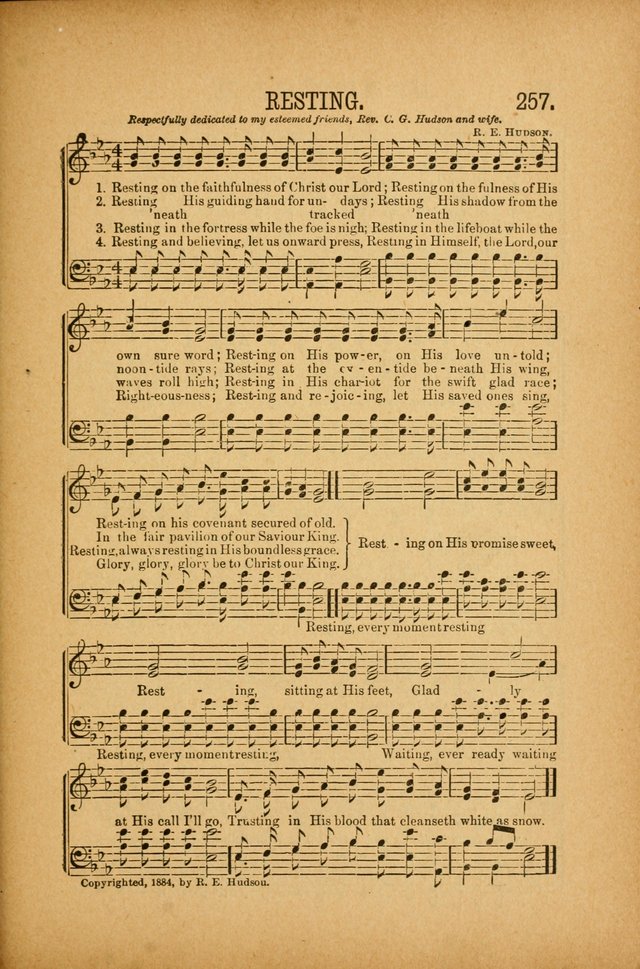 Quartette: containing Songs for the Ransomed, Songs of Love Peace and Joy, Gems of Gospel Song, Salvation Echoes, with one hundred choice selections added page 165