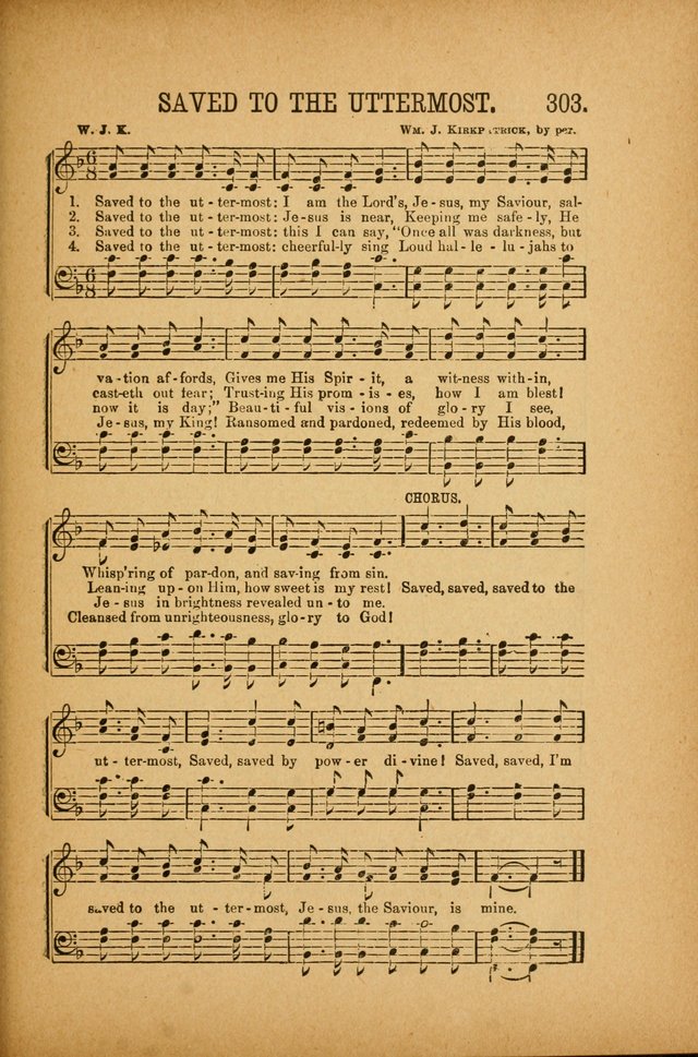Quartette: containing Songs for the Ransomed, Songs of Love Peace and Joy, Gems of Gospel Song, Salvation Echoes, with one hundred choice selections added page 213