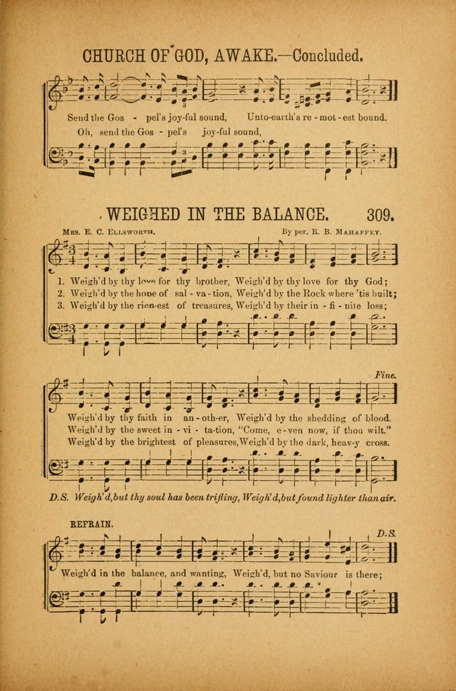 Quartette: containing Songs for the Ransomed, Songs of Love Peace and Joy, Gems of Gospel Song, Salvation Echoes, with one hundred choice selections added page 219