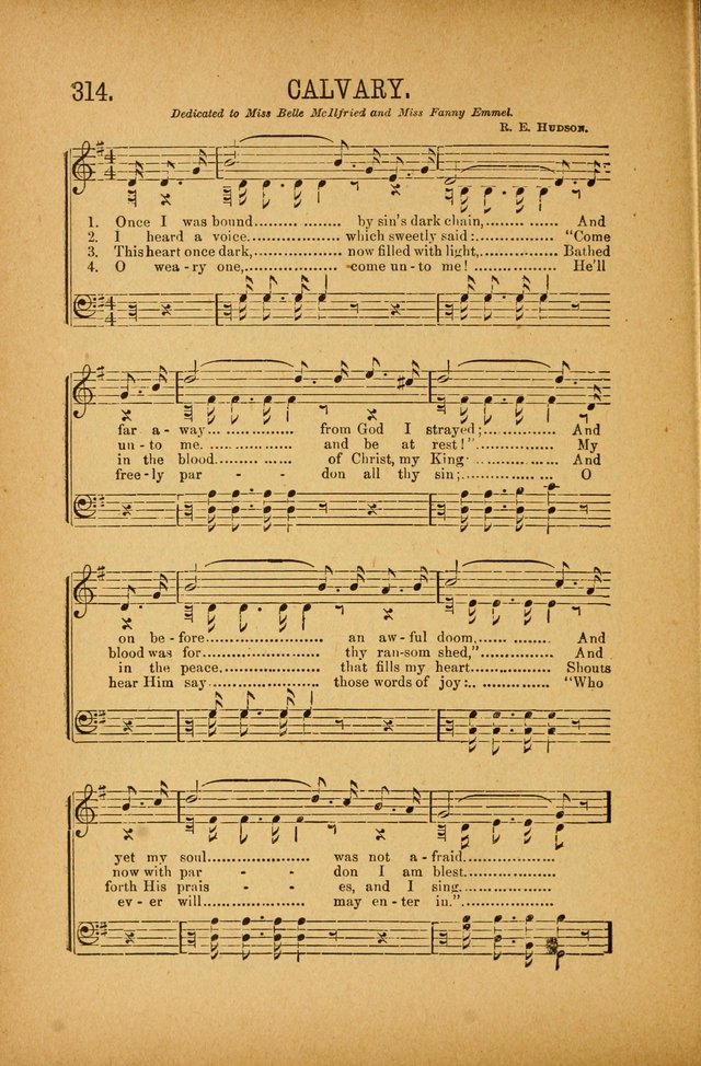 Quartette: containing Songs for the Ransomed, Songs of Love Peace and Joy, Gems of Gospel Song, Salvation Echoes, with one hundred choice selections added page 224