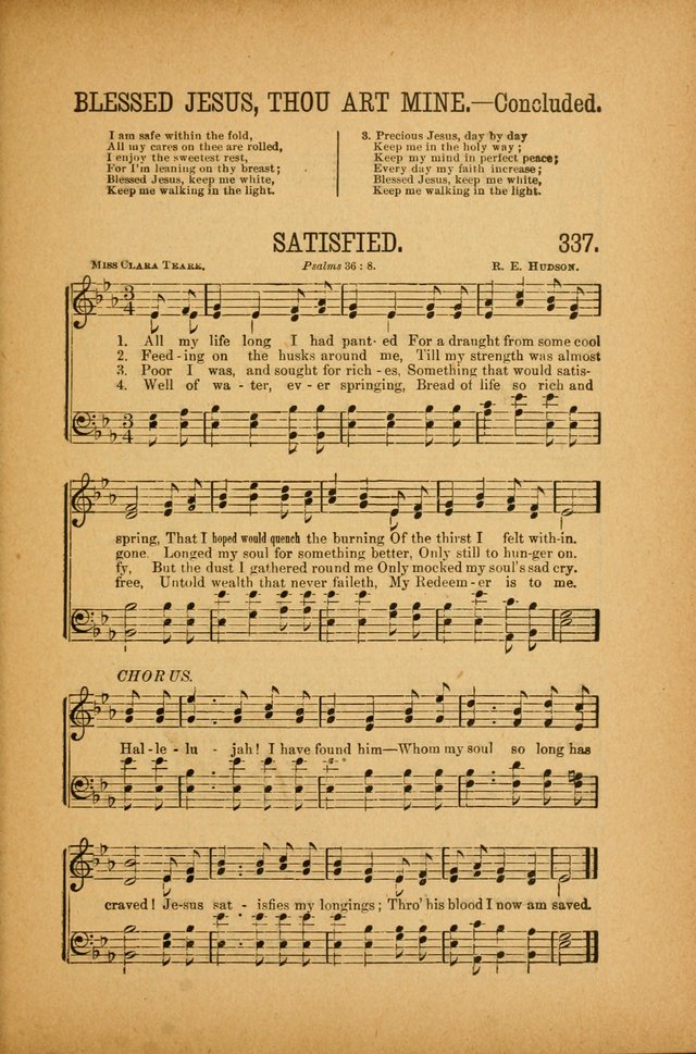 Quartette: containing Songs for the Ransomed, Songs of Love Peace and Joy, Gems of Gospel Song, Salvation Echoes, with one hundred choice selections added page 247