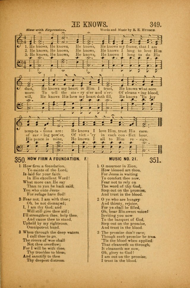 Quartette: containing Songs for the Ransomed, Songs of Love Peace and Joy, Gems of Gospel Song, Salvation Echoes, with one hundred choice selections added page 255