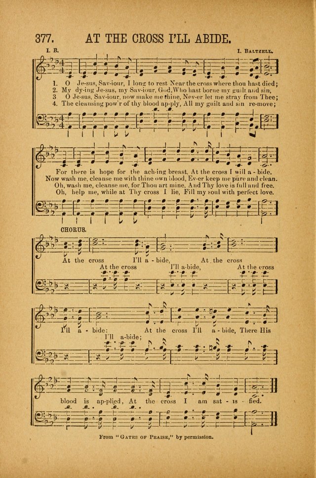 Quartette: containing Songs for the Ransomed, Songs of Love Peace and Joy, Gems of Gospel Song, Salvation Echoes, with one hundred choice selections added page 278