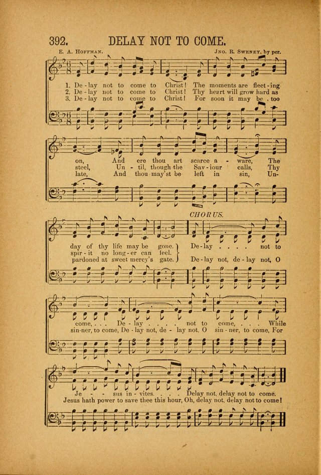 Quartette: containing Songs for the Ransomed, Songs of Love Peace and Joy, Gems of Gospel Song, Salvation Echoes, with one hundred choice selections added page 292