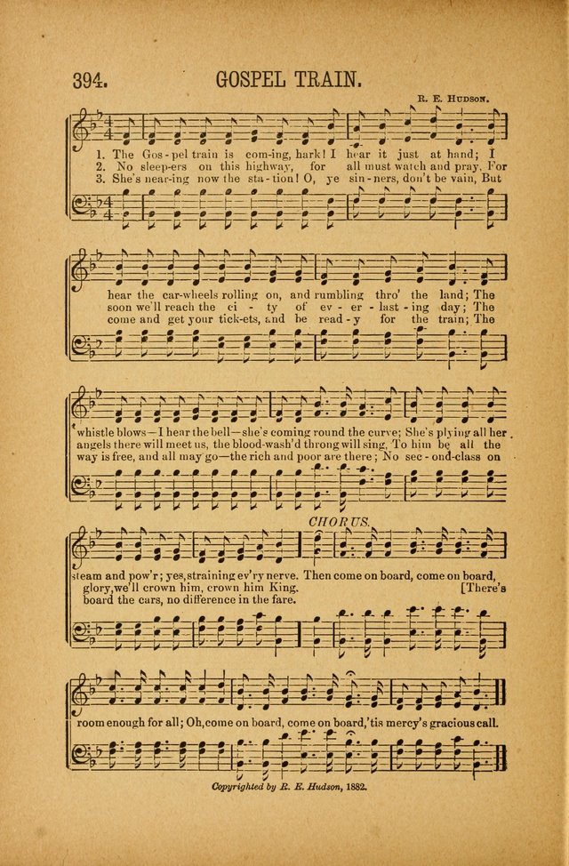 Quartette: containing Songs for the Ransomed, Songs of Love Peace and Joy, Gems of Gospel Song, Salvation Echoes, with one hundred choice selections added page 294