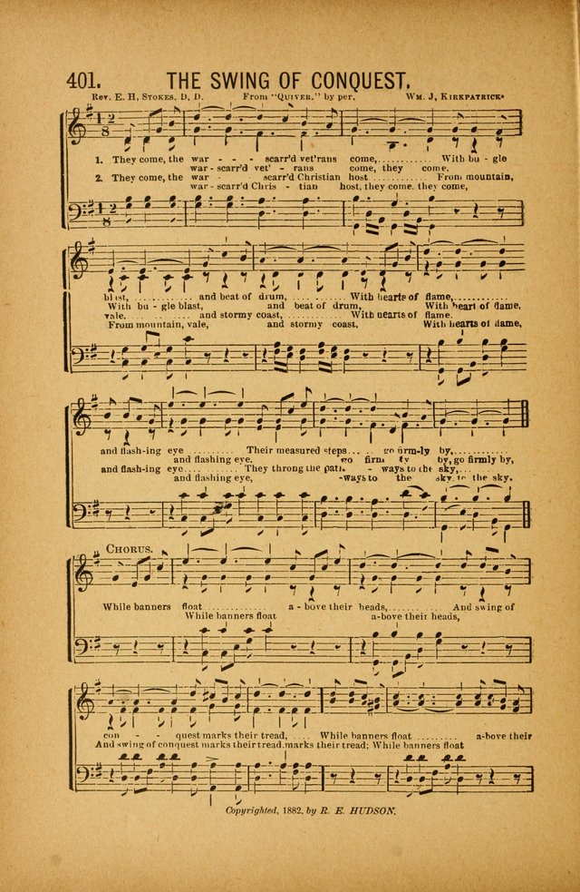 Quartette: containing Songs for the Ransomed, Songs of Love Peace and Joy, Gems of Gospel Song, Salvation Echoes, with one hundred choice selections added page 300