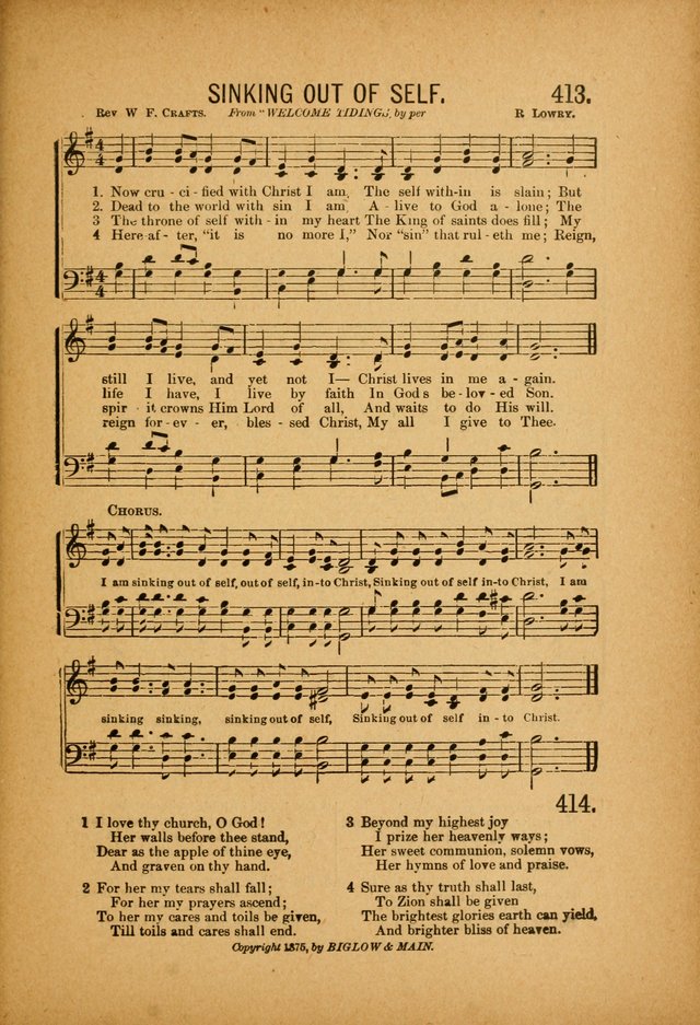 Quartette: containing Songs for the Ransomed, Songs of Love Peace and Joy, Gems of Gospel Song, Salvation Echoes, with one hundred choice selections added page 309