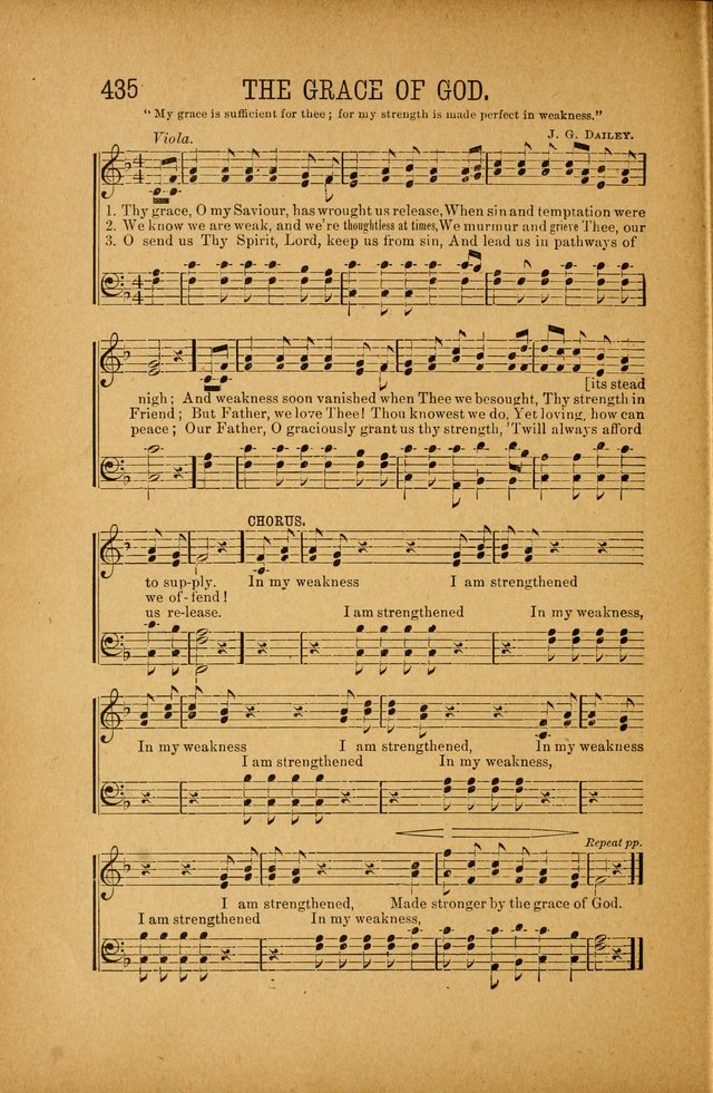 Quartette: containing Songs for the Ransomed, Songs of Love Peace and Joy, Gems of Gospel Song, Salvation Echoes, with one hundred choice selections added page 324