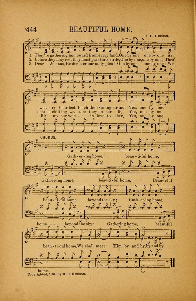 Quartette: containing Songs for the Ransomed, Songs of Love Peace and Joy, Gems of Gospel Song, Salvation Echoes, with one hundred choice selections added page 334