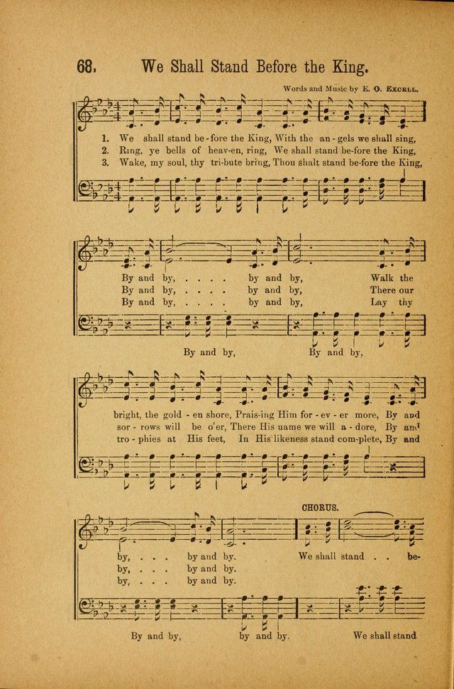 Quartette: containing Songs for the Ransomed, Songs of Love Peace and Joy, Gems of Gospel Song, Salvation Echoes, with one hundred choice selections added page 68