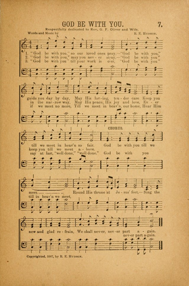 Quartette: containing Songs for the Ransomed, Songs of Love Peace and Joy, Gems of Gospel Song, Salvation Echoes, with one hundred choice selections added page 7