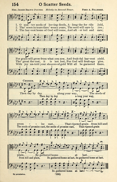 Quartets and Choruses for Men: A Collection of New and Old Gospel Songs to which is added Patriotic, Prohibition and Entertainment Songs page 153