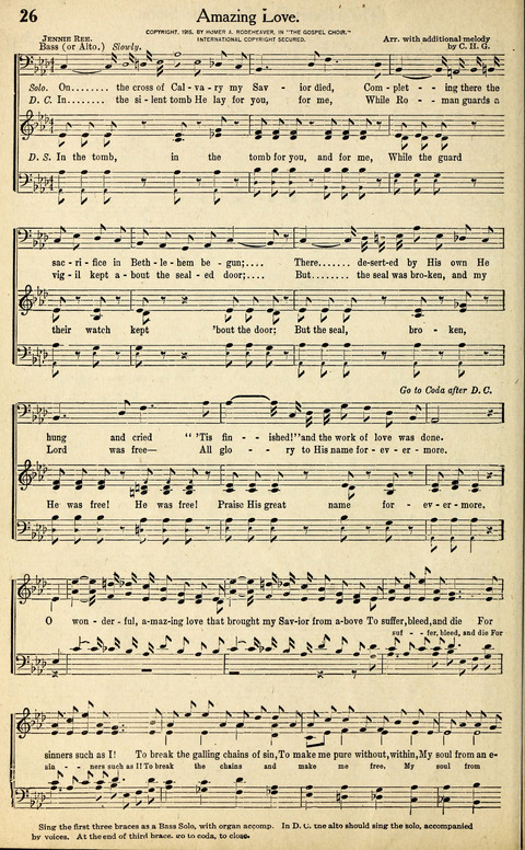 Rodeheaver Chorus Collection page 26