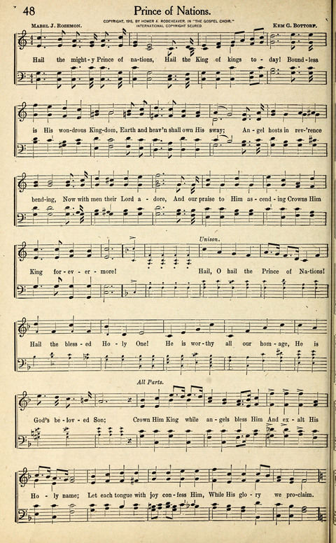 Rodeheaver Chorus Collection page 48