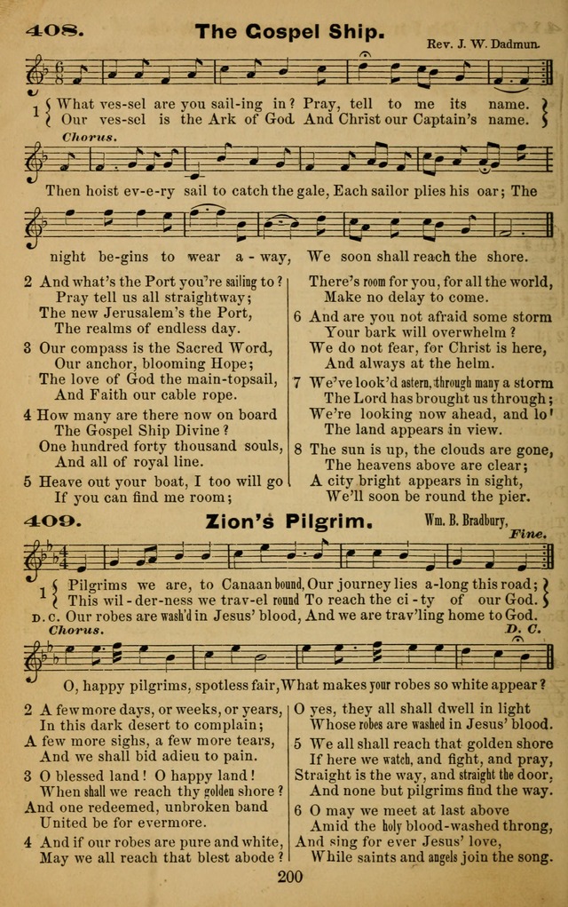 The Revivalist: a Collection of Choice Revival Hymns and Tunes page 200