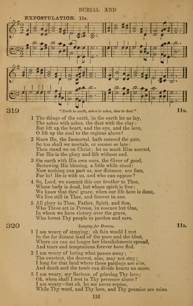 The Reformed Church Hymnal: with tunes page 116